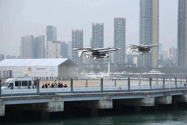  峰飛航空完成噸級以上eVTOL “空中出租車” 往返飛行10分鐘，跨長江首飛(圖3)
