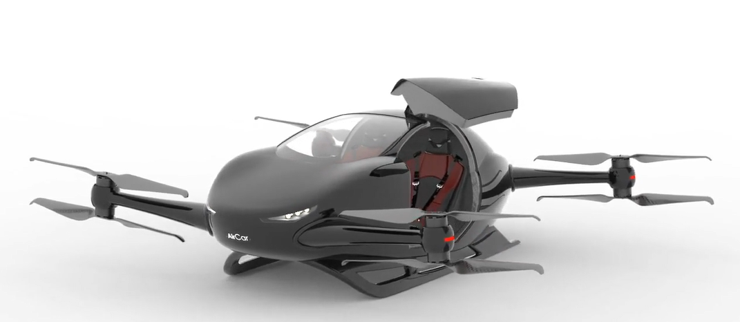 AirCar 電動垂直起降飛行汽車參數(shù)價格量產(chǎn)時間