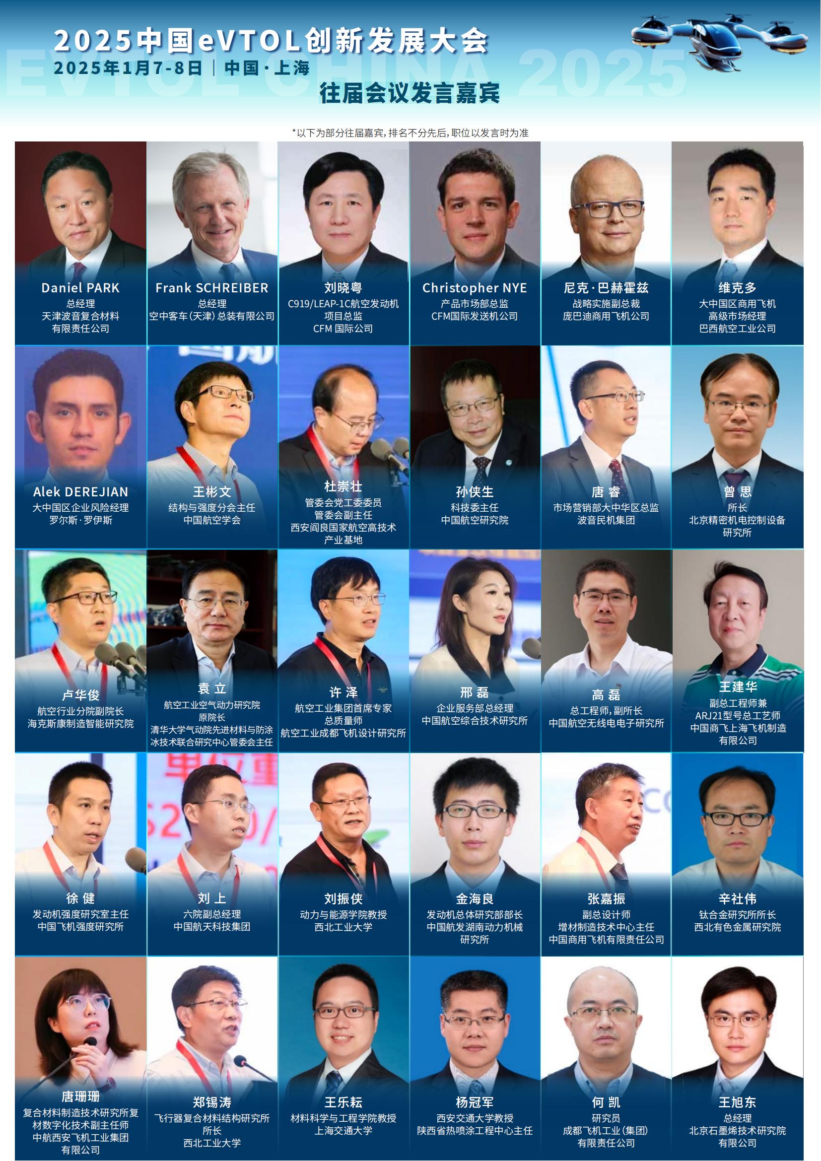 “2025中國eVTOL創(chuàng)新發(fā)展大會”2025年1月7-8日與您相約上海(圖3)