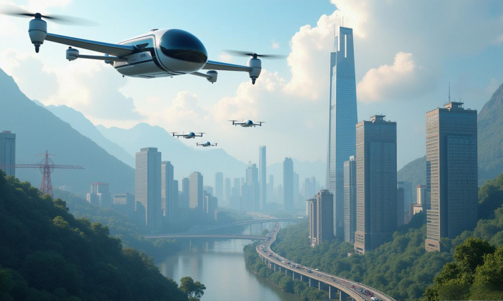 低空經(jīng)濟(jì)萬(wàn)億市場(chǎng)，空中出租車eVTOL 驅(qū)動(dòng)新質(zhì)生產(chǎn)力(圖2)