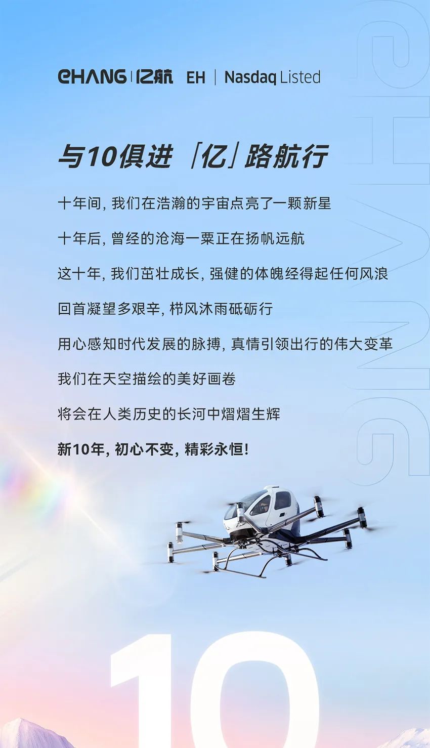 2014→2024，與10俱進(jìn)，【億】路航行