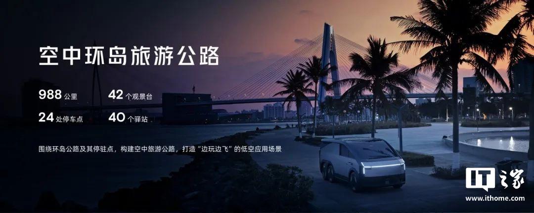 小鵬匯天打造國內(nèi)首條飛行汽車“空中環(huán)島旅游公路”(圖3) 小鵬匯天打造國內(nèi)首條飛行汽車“空中環(huán)島旅游公路”(圖3)