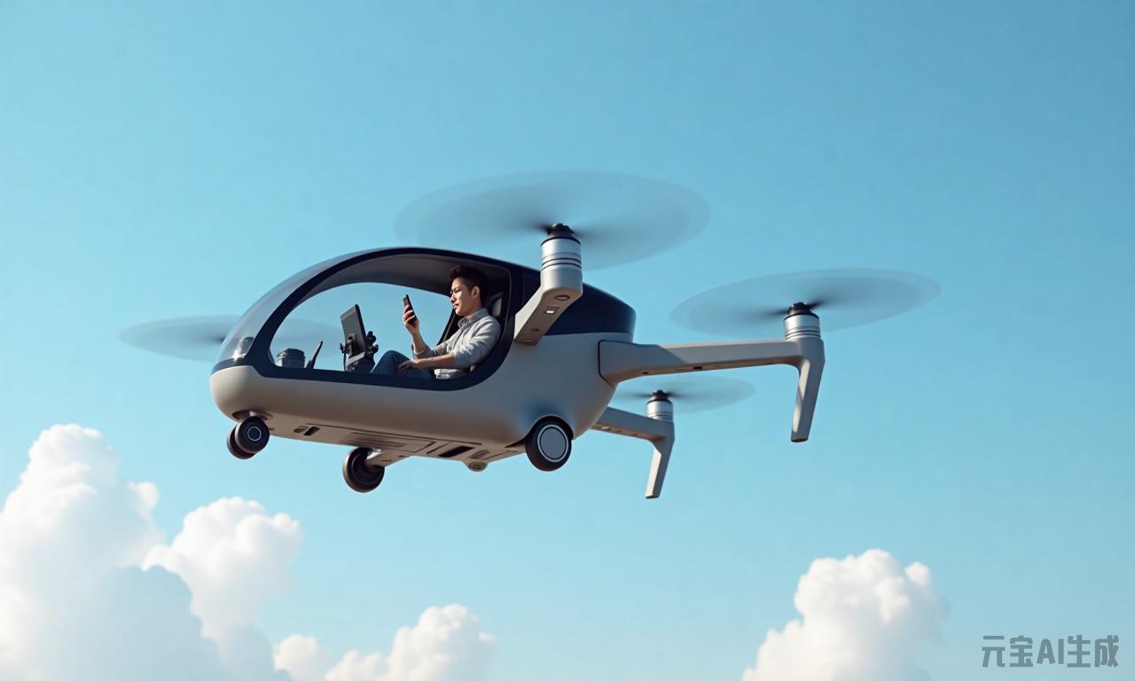 未來飛行汽車在空中飛行可以接打電話？