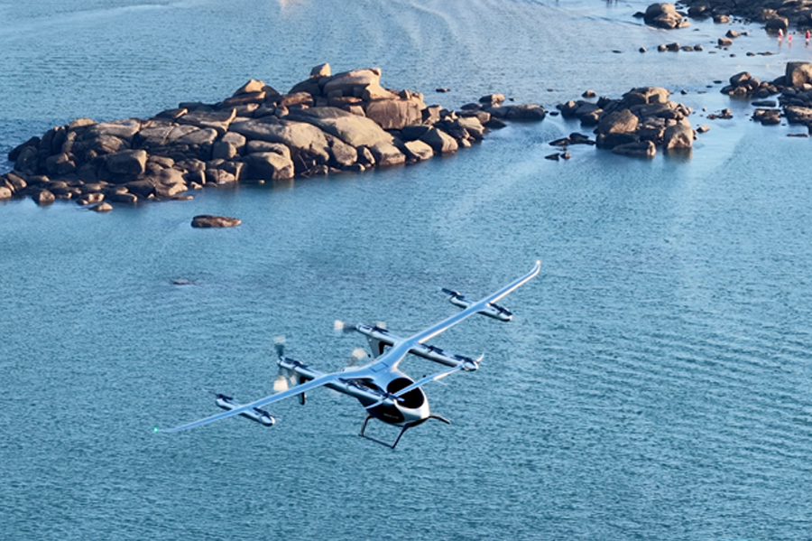 峰飛航空V2000CG凱瑞鷗在平潭完成抗風(fēng)測試，低空物流新突破