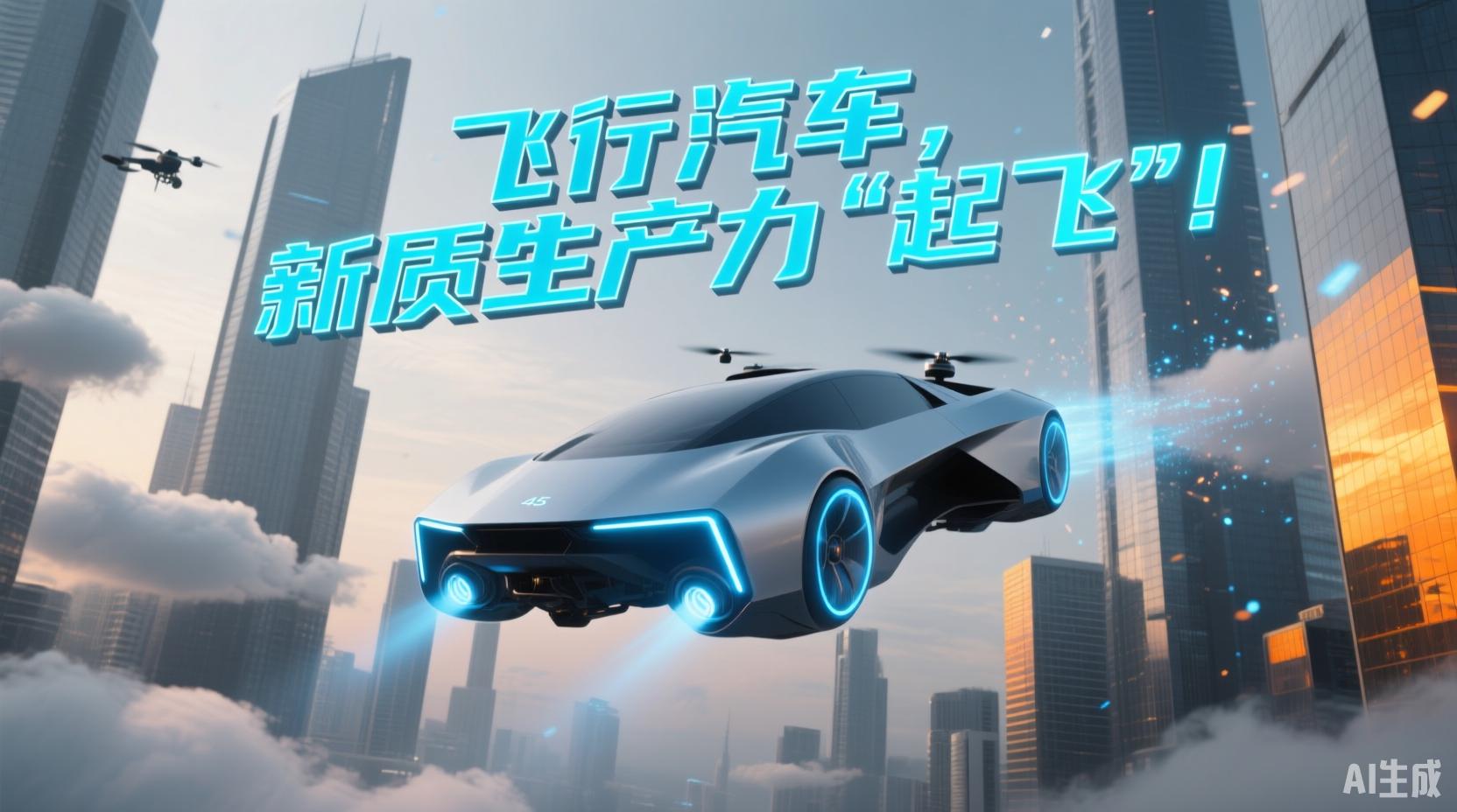 飛行汽車，新質(zhì)生產(chǎn)力“起飛”！
